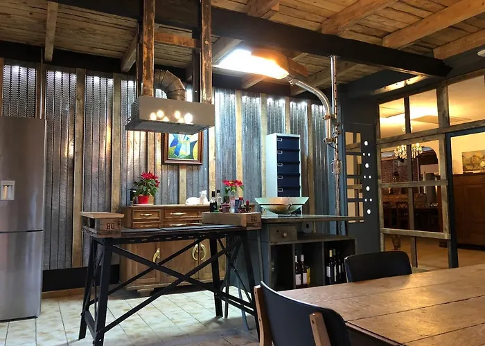 شقة Style Loft Industrielle De 250m2 *